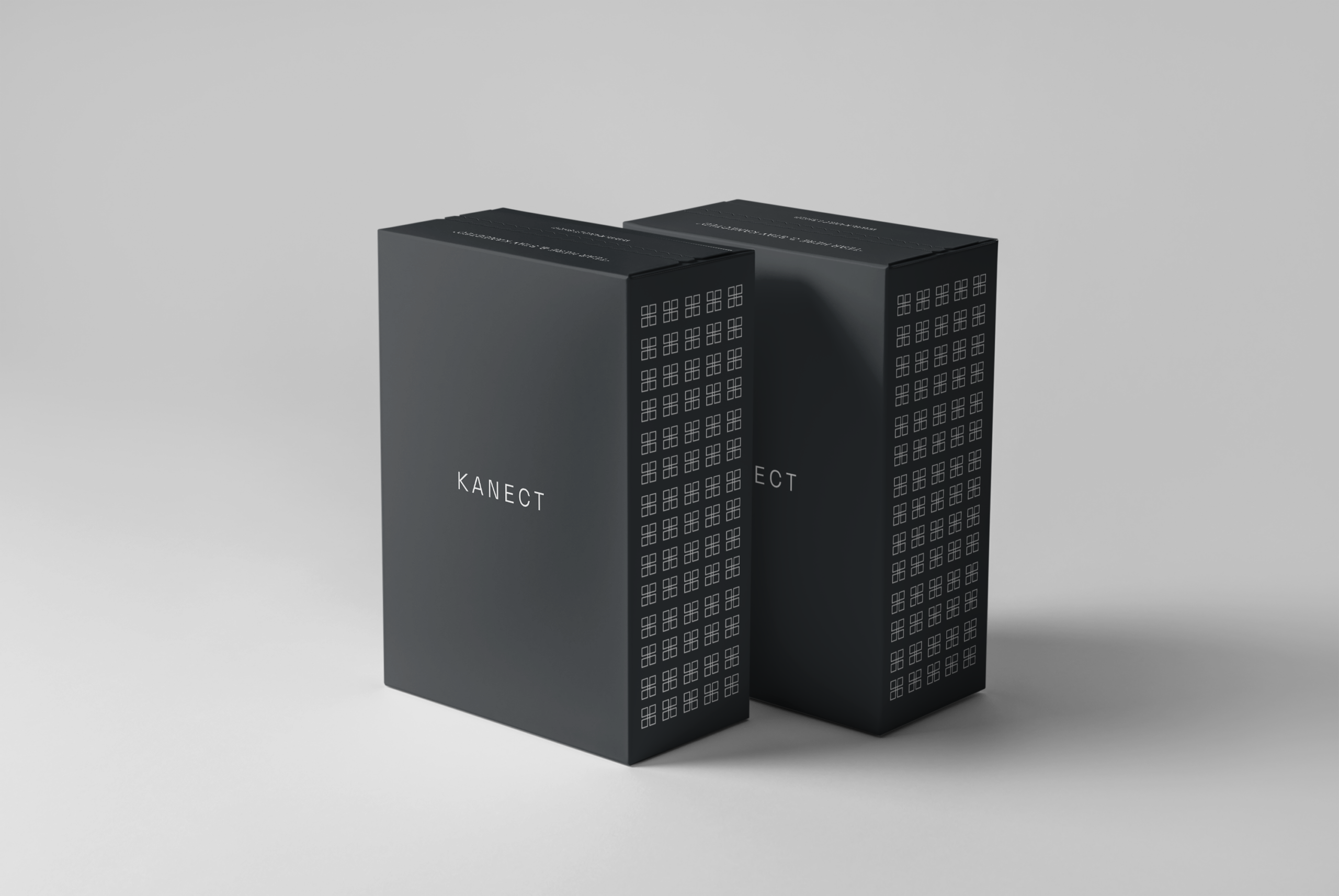 Black Clothing Box Design created by Ace Digital for Kanect Clothing